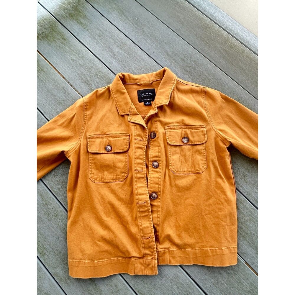 Sanctuary Light Brown Canvas Utility/ Chore Jacket
